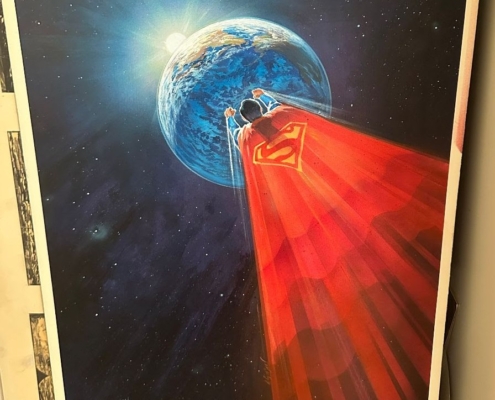 Buscan donante para pintura de Superman IV de Goozee