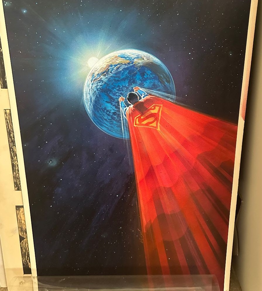 Buscan donante para pintura de Superman IV de Goozee