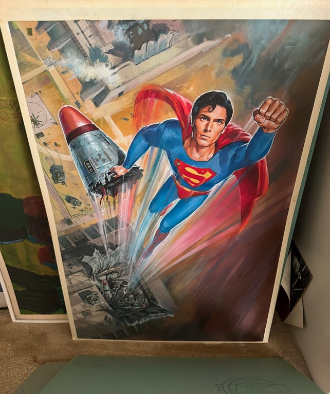 Buscan donante para pintura de Superman IV de Goozee