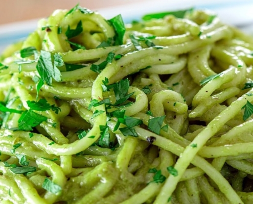 Espaguetis verdes con chile poblano: la receta que te enamorará