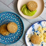 Arepas superfood: preparada con avena, linaza y chía