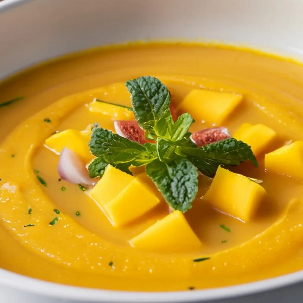 Gazpacho de mango: exótica, fácil y deliciosamente tropical