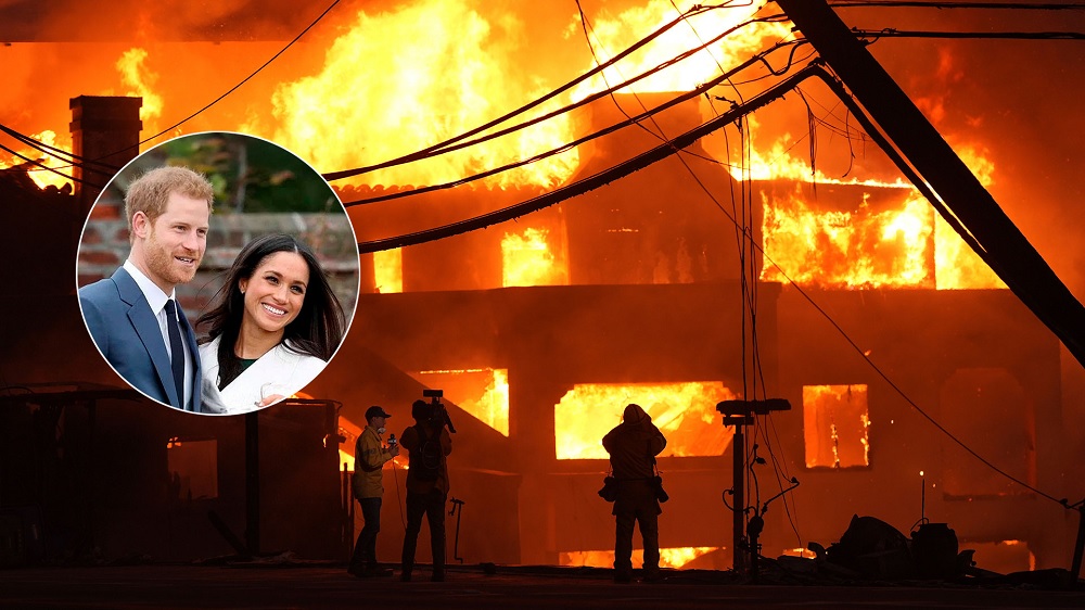 Meghan Markle visita a víctimas de incendios en Los Ángeles