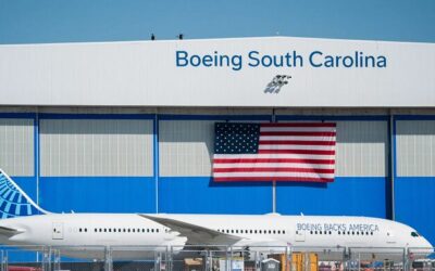 Boeing celebra ampliación de su planta en North Charleston