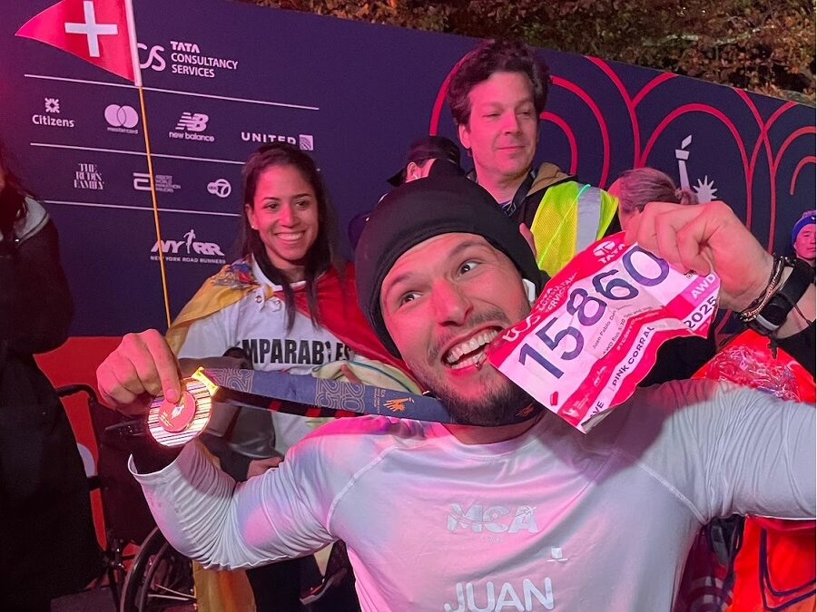Juan Pablo Dos Santos culmina con éxito maratón de Nueva York