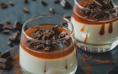 Postre con toque navideño: pudín de caramelo casero