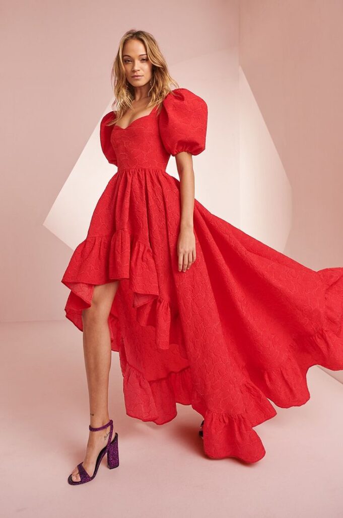 vestido rojo