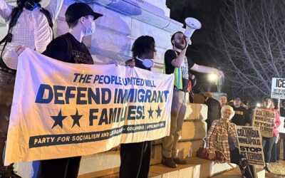 Más de 100 personas en Columbia protestaron en contra del ICE