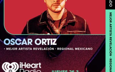 Óscar Ortiz logra nominación en iHeartRadio 2026