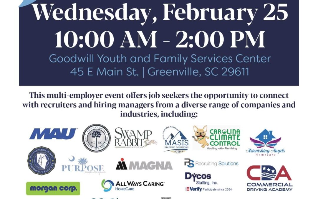 Feria de empleo en Greenville impulsa oportunidades