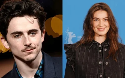 Timothée Chalamet captado junto a Anamaria Vartolomei