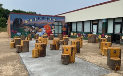 Patio educativo transforma el aprendizaje en Berea Middle School