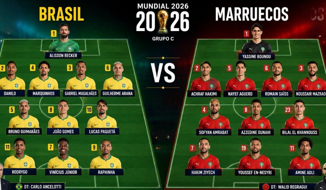 Mundial 2026 | Brasil buscará ganar a Marruecos