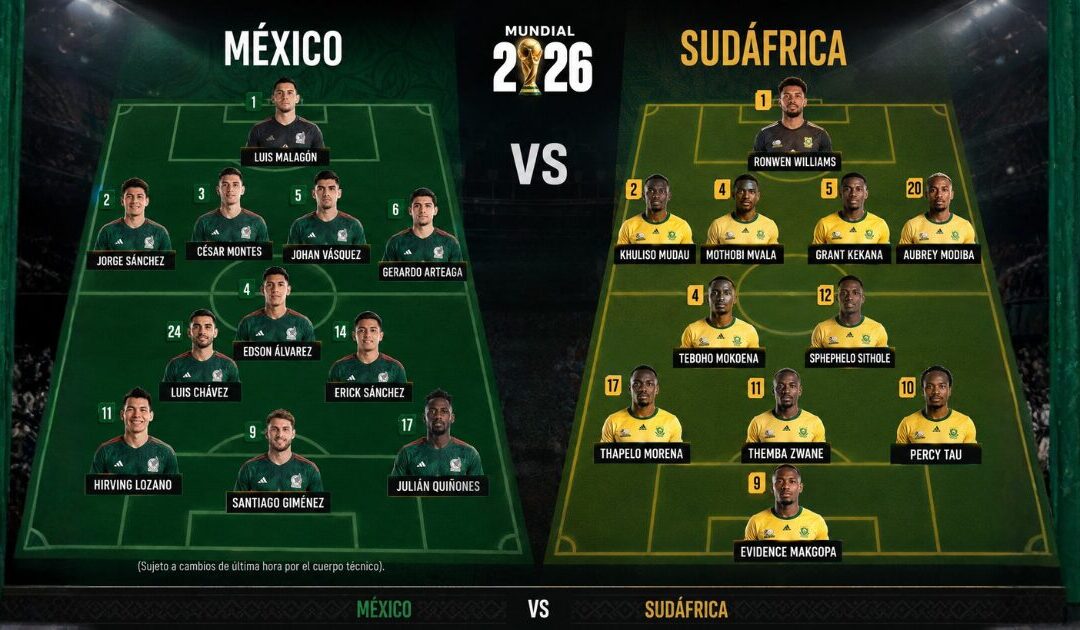 Mundial 2026 | México vs Sudáfrica, curiosidades y debut