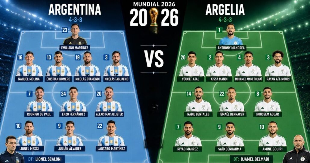 Mundial 2026 | Argentina vs argelia