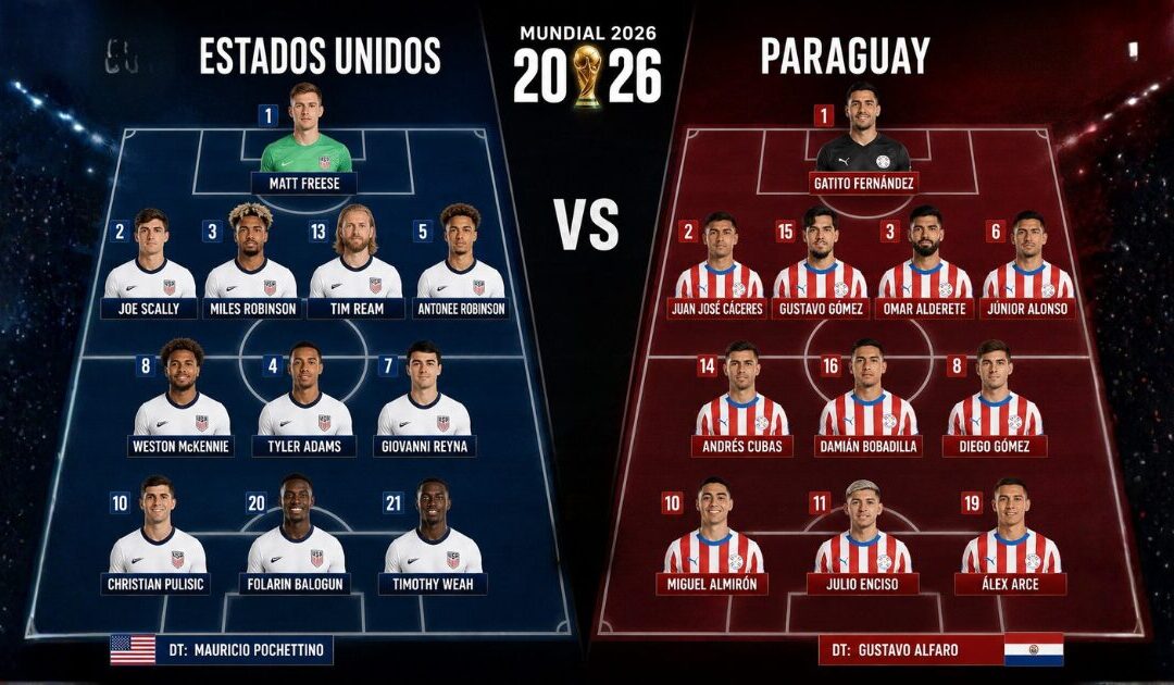 Mundial 2026 | Estados Unidos entra en acción ante Paraguay