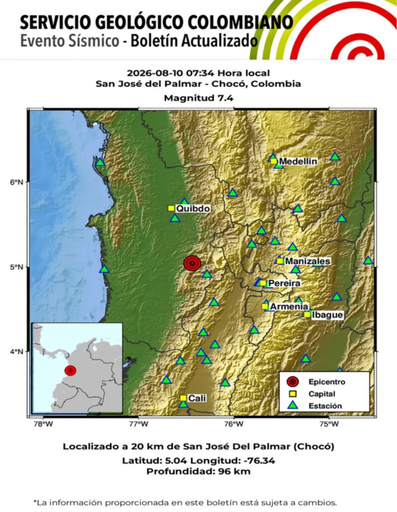 terremoto Colombia