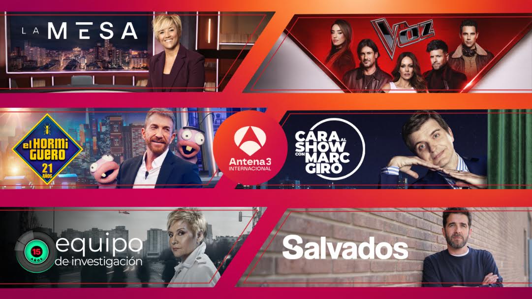 Antena 3 Internacional refuerza su programación este septiembre