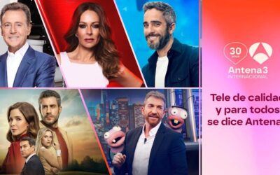 Antena 3 Internacional celebra 30 años de televisión en español