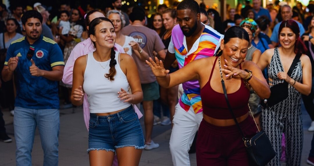 Celebra el inicio del Mes de la Herencia Hispana bailando en Camperdown Plaza