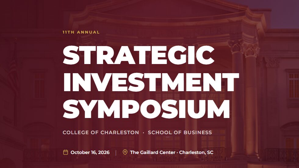 simposio de inversión estratégica Charleston