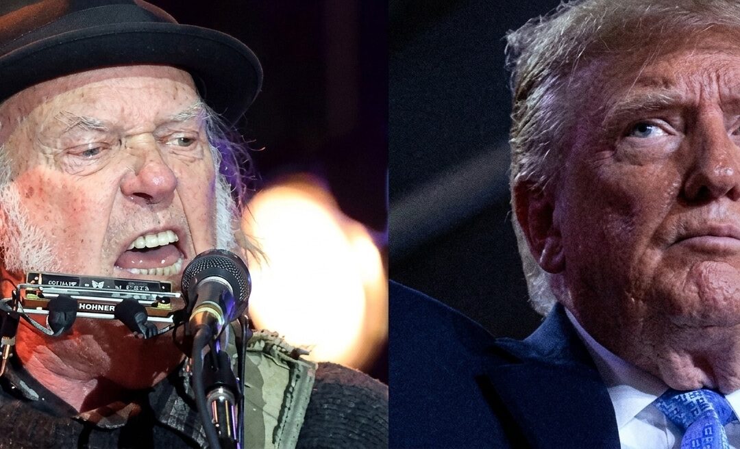Trump vuelve a estar en problemas por una canción de Neil Young